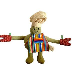 Tiny Chef Show Plush Character Apron Oven Mitts Hat Talking Stuffed Toy Cute!